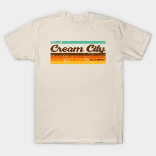 Cream Retro City T-Shirt